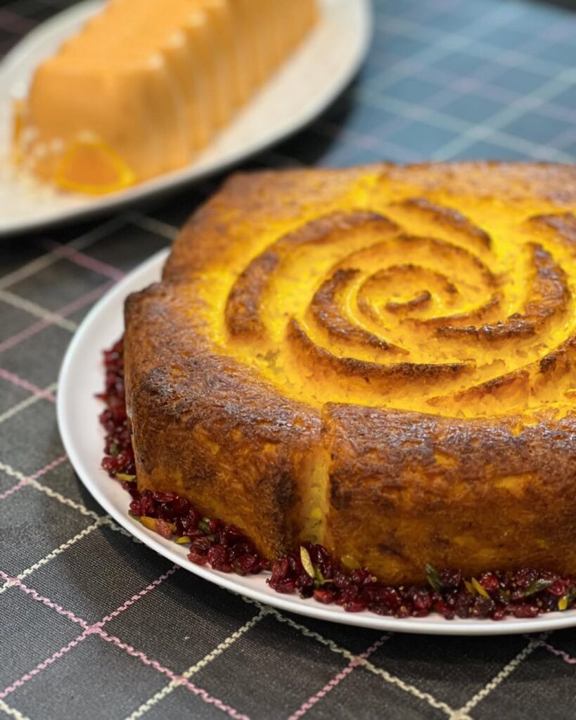 طرز تهیه ته چین کدو حلوایی و مرغ شیک و عالی برای مهمانی ها