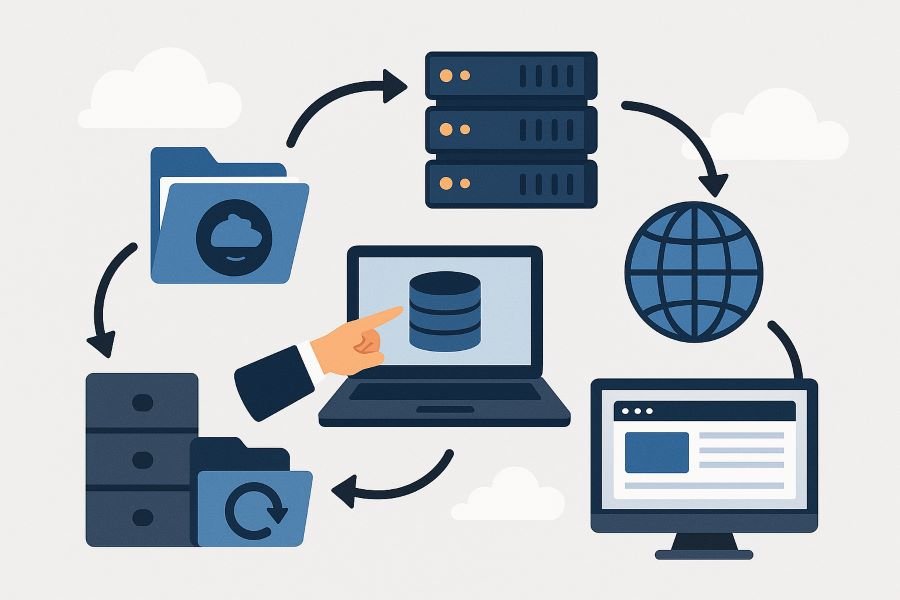 راهنمای انتقال سایت به سرور مجازی خارج (VPS اروپا)